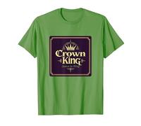 Le Roi de la Couronne Jésus est Le Roi Royal de la Foi chrétienne T-Shirt, Homme, Herbe, S