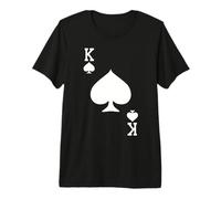 Le Roi de Pique Costume Simple Cadeau T-Shirt Haut de Gamme