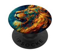 Le Roi des Grands Chats Post-impressionnisme PopSockets PopGrip Adhésif