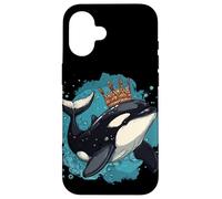 Le roi des mers ultime dans cette œuvre d'art Orca Coque pour iPhone 16