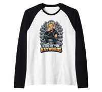 Le Roi des Mots clés : Funny SEO Marketer Men Manche Raglan