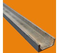 LE ROI DU FER - Fer en U à congés acier S235-2 metres, Dimension - 50 x 25 mm, Epaisseur 5 mm
