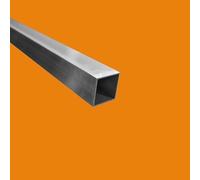 LE ROI DU FER - Tube carré aluminium 6060-4 metres, Dimension - 20 x 20 mm, Epaisseur 2 mm