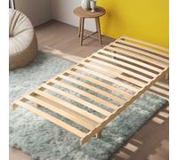 LE ROI DU MATELAS - Sommier à Lattes 80x200 cm - Sommier Flex Eco - Cadre de lit 1 Place - Sommier à Lattes pour Adulte en Bois - Cadre en Bois Massif - Résistant et Confortable - Pieds Non Inclus