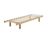 Le Roi Du Matelas - Sommier Flex Eco - 90x200 Cm - Cadre Bois Massif - Lattes Bouleau / Peuplier - Soutien Ferme