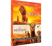 Le Roi Lion – Coffret Live Action (Le Roi Lion + Mufasa) – Disney – Blu-ray