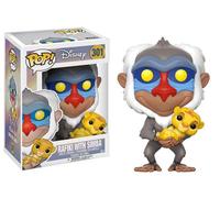 Le Roi Lion Pop Disney Vinyl Figurine Rafiki et Simba 9 cm Funko