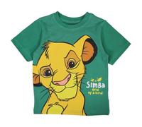 Le Roi Lion, T Shirt, Garçon, Fille, (4 à 10 Ans), Polo, Débardeur, Chemise, Imprimé, Vêtements, Unisexe, Enfants, Sport, Respirant, Disney, Modèle DIS KL 5202C369 S2-2A, Vert
