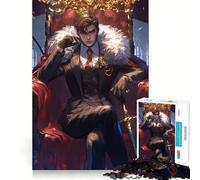 Le Roi Puzzle de 1000 pièces pour Adultes Cadeau pour renforcer Les Liens, se Souvenir, Passer Un Moment Serein Qualité supérieure Article de Noël Vœux 38x26cm