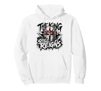 Le Roi règne Toujours | Foi chrétienne | Cross Warrior Sweat à Capuche