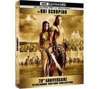 Le Roi Scorpion - 4k Ultra Hd + Blu-Ray - Édition Boîtier Steelbook 20ème Anniversaire