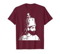 Le roi se tient Haile Selassie Couronne T-Shirt