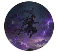 Le Roi Singe, Puzzle 1000 Pièces en Forme Ronde, Détente Et Développement Cognitif, Idéal pour Collection Ou Cadeau, Conseillé Dès 8 Ans, Mythological Figure, 1000pcs (67.5x67.5cm)