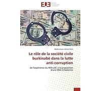 Le Rôle De La Société Civile Burkinabè Dans La Lutte Anti-Corruption