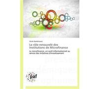Le rôle renouvelé des institutions de microfinance DAMBRICOURT-C (Auteur)