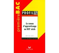 Le Roman d'apprentissage au XIXe siècle