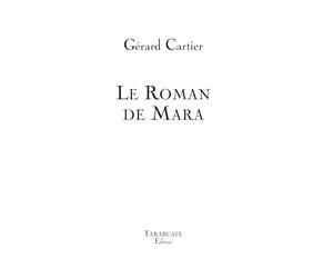 Le roman de mara - gerard cartier