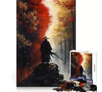 Le Ronin Silencieux Puzzle de 1000 pièces pour Adultes Jeu intellectuel et Relaxant Découpe de qualité Pièce d'art raffinée 38x26cm