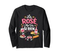 Le rosé me va si Bien Humour apéro Manche Longue