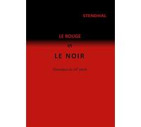 Le rouge et le noir - Stendhal - Books On Demand - broché - Roman