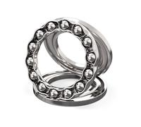 Le roulement de pression plan à bille de poussée a une dureté élevée 51100 51101 51102 51103 51104 51105 51106 51107(4pcs,51104 20x35x10mm)