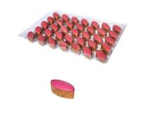 LE ROY RENÉ Epicerie Fine - 35 petits Calissons d’Aix au goût (…) - Vrac rangés sous alvéole fermée, sans emballage décoratif - 218g. (Praliné)