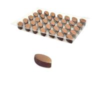 LE ROY RENÉ Epicerie Fine - 35 petits Calissons d’Aix - Vrac rangés sous alvéole fermée, sans emballage décoratif - 218g. Au fruit :