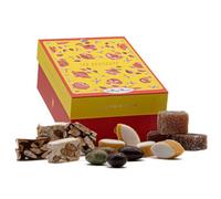 LE ROY RENÉ Epicerie Fine - Boite Assortiment de confiseries de Provence Petits calissons d'Aix, petits nougats blanc et noir, pâtes de figues et d'abricots, amandes enrobées. Boîte coffret 200g.