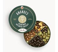 LE ROY RENÉ Epicerie Fine - Coffret assortiment d'enrobés au chocolat, boite tradition métal 230g.