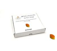 LE ROY RENÉ Epicerie Fine - Petits Calissons d’Aix emballés individuellement. Boite carrée sans emballage décoratif, format vrac - Saveur : (24 Orange : 143g)