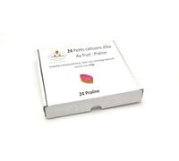 LE ROY RENÉ Epicerie Fine - Petits Calissons d’Aix emballés individuellement. Boite carrée sans emballage décoratif, format vrac - Saveur : (24 Praline : 143g)