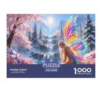Le Royaume Secret des Elfees Puzzle 1000 Pièces Adultes Enfants intéressant Puzzles 1000 Pièce Jeu De Team Building Décor À La Maison 52x38cm/1000pcs