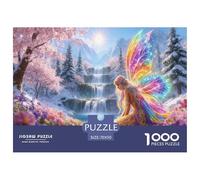 Le Royaume Secret des Elfees Puzzle 1000 Pièces Adultes intéressant Puzzles 1000 Pièces Durable Jeux De Puzzle Cadeau 70x50cm/1000pcs