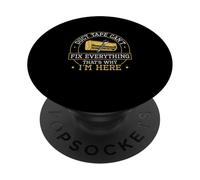 Le ruban adhésif ne peut pas réparer tout ce qui est pourquoi je suis ici HVAC Tech PopSockets PopGrip Adhésif