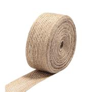 Le ruban de ruban, Ruban artisanal en toile de Jute marron, 1-10m 6-65mm, for sangle ceinture mariage, bricolage Floral