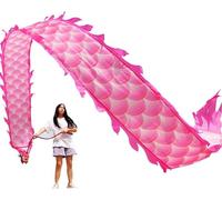 Le ruban du dragon, Ruban de danse du dragon, simple face, jeu parent-enfant, art multicolore, 8 m/26,2 pieds(Pink)