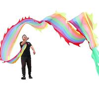 Le ruban du dragon, Rubans de danse du Dragon multicolores, 6 à 10 m, for spectacle talents, Fitness, parc, plage, Sports(2style,6m/19.6ft)