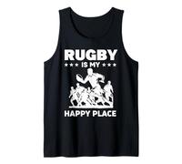 Le Rugby, C'est Mon Lieu de Bonheur Débardeur