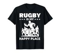 Le Rugby, C'est Mon Lieu de Bonheur T-Shirt