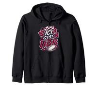 Le Rugby dans Le Sang ! Ici, C'est Bordeaux Sweat à Capuche