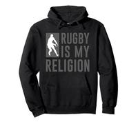 Le rugby est ma religion Sweat à Capuche