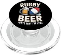 Le Rugby et la bière, C'est Pourquoi Je suis Ici Les Fans de PopSockets PopGrip pour MagSafe