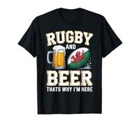 Le Rugby et la bière, C'est Pourquoi Je suis Ici Les Fans de T-Shirt