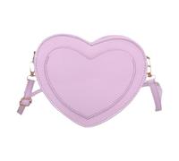 Le sac à bandoulière décontracté en forme de cœur en polyuréthane ajoute une touche de mode à votre look décontracté petit sac à main, C, One Size