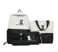 Le sac à dos en 4 parties est en toile légère et a des coutures renforcées pour améliorer la connexion entre les bretelles et le sac à dos Sac à dos de vélo Imperméable, Noir , 40, Sac à dos polochon