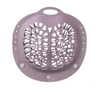 Le sac de lavage en silicone pour soutien-gorge en forme de boule 3D offre un espace interne pour maintenir la forme et éviter le rembourrage pendant le lavage en machine (violet)