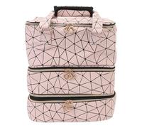 Le Sac Organisateur de Vernis à Ongles Contient 84 Bouteilles 3 Couches Kit d'ongles détachable Mallette de Rangement Outils de manucure Sac à bandoulière