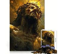 Le Sacrifice de Jésus Puzzle de 1000 pièces pour Adolescents Renforce la mémoire Paisible et Amusant Bords de qualité (38x52cm)
