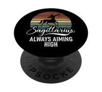 Le Sagittaire Vise Toujours Le Sagittaire Haut PopSockets PopGrip Adhésif