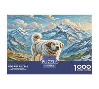 Le Saint Bernard Jigsaw Puzzle 1000 Pièces Adapter Les Adultes Ou Les Familles Ensemble Jeu De Puzzle Cadeaux pour Adultes 100% Carton Recyclé Puzzle Décoratif 38x26cm/1000pcs